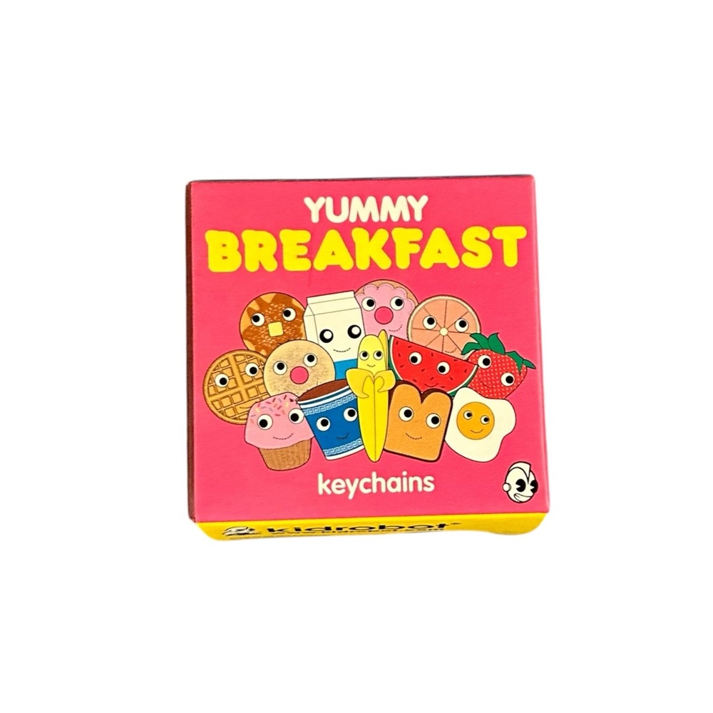 Kidrobot Yummy Breakfast Keychain Series 2008 Happy Toast Bag Charm Kawaii + Box - Picture 7 of 10